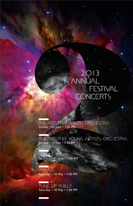 2013 Annual Festival Concert Programs