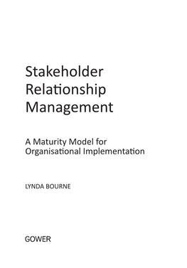 Stakeholder Relationship Management