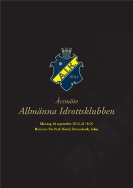 Årsmöteshandlingar 2013