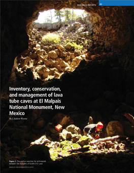 Inventory, Conservation, and Management of Lava Tube Caves at El Malpais National Monument, New Mexico by J