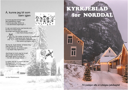 Kyrkjeblad for Norddal 1970-2020 Ningane Av Eva Furseth