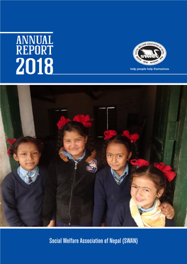 ANNUAL REPORT 2018 Help People Help Themselves