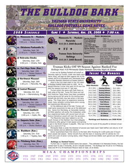 09 Game Notes