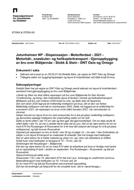 Motorbåt-, Snøskuter- Og Helikoptertransport - Gjenoppbygging Av Bru Over Blåtjønnåe - Stokk & Stein - DNT Oslo Og Omegn