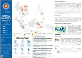 Weekly Disaster Update