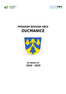 Program Rozvoje Obce Oucmanice