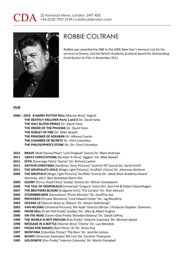 Robbie Coltrane