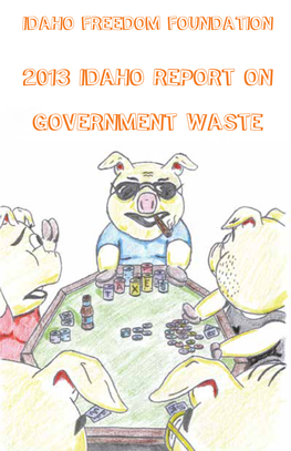 2013 Idaho Report on Government Waste