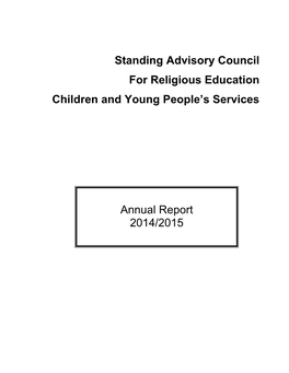 Standing Advisory Council for Religious Education Children And