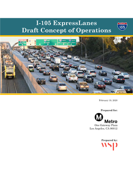 I-105 Expresslanes Draft Concept of Operations