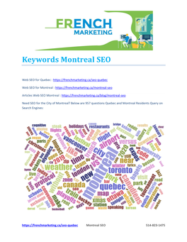 Montreal SEO