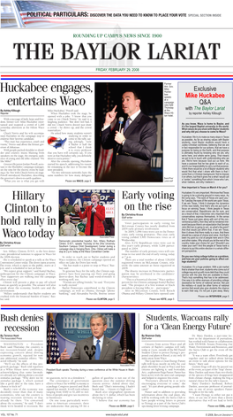 Mike Huckabee at a Campaign Q&A Entertains Waco Rally Held Thursday by Ashley Killough Mike Huckabee,” Powell Said