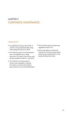 Corporate Governance