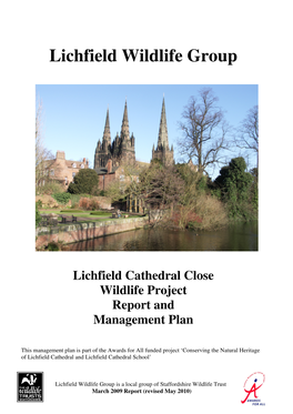 Lichfield Wildlife Group