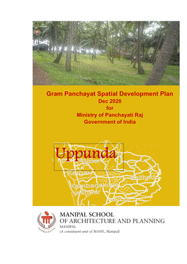 Gram Panchayat Spatial Development Plan Dec 2020 for Ministry of Panchayati Raj Government of India