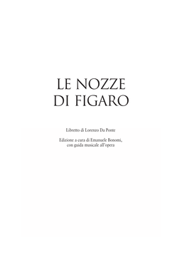 Le Nozze Di Figaro