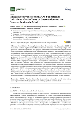 Mixed Effectiveness of REDD+ Subnational Initiatives After 10
