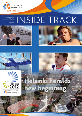 European Athletics 1 | 12 June INSIDE TRACK