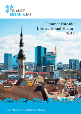 Financeestonia International Forum 2013