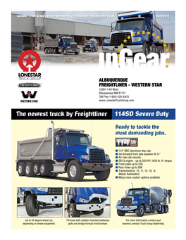 The Newest Truck by Freightliner 114SD Severe Duty