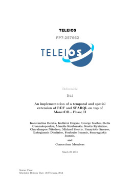 Teleios Fp7-257662