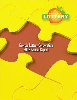 Georgia Lottery 2008 Annual Report