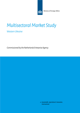 Multisectoral Market Study Western Ukraine