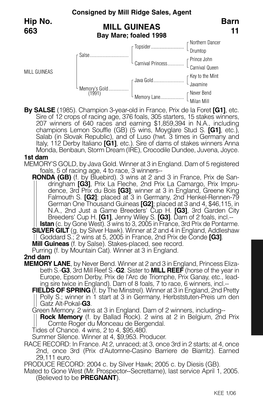 MILL GUINEAS Barn 11 Hip No