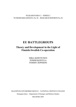 Eu Battlegroups