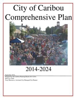 City of Caribou Comprehensive Plan