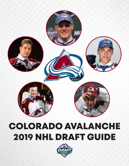 Colorado Avalanche 2019 Nhl Draft Guide Contents