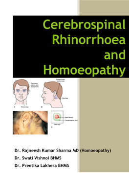 Cerebrospinal Rhinorrhoea and Homoeopathy