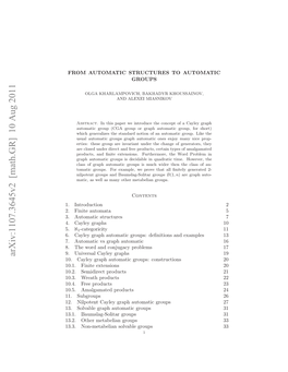 From Automatic Structures to Automatic Groups