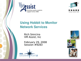 Using Hobbit to Monitor Network Services