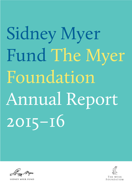 SMF TMF FY16 Annual Report.Pdf