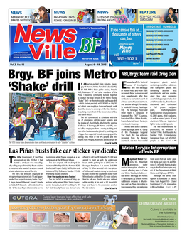Brgy. BF Joins Metro NBI, Brgy