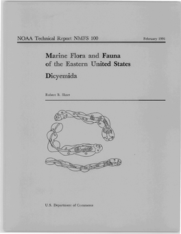 Marine Flora and Fauna of the Eastern United States Dicyemida