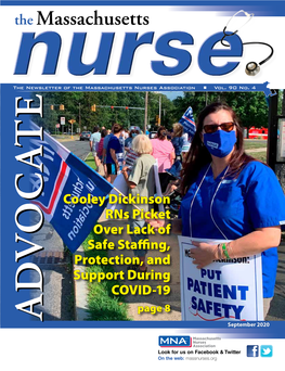 Cooley Dickinson Rns Picket Over Lack of Safe Staffing, Protection, and Support During COVID-19 Page 8