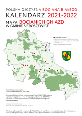 Mapa Bocianich Gniazd W Gminie Sieroszewice