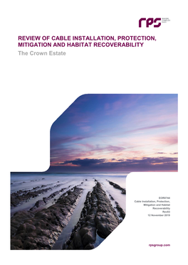 Review of Cable Installation, Protection, Mitigation and Habitat Recoverability Download