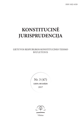 35741 Konstitucine Jurisprudencija 3-47(2017)