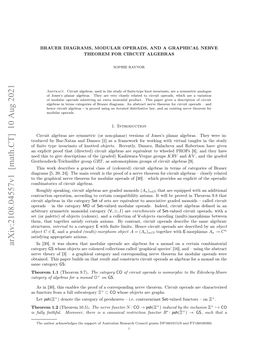 Arxiv:2108.04557V1 [Math.CT] 10 Aug 2021