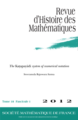 The Katapayadi System of Numerical Notation