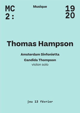 Thomas Hampson