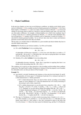 7. Chain Conditions