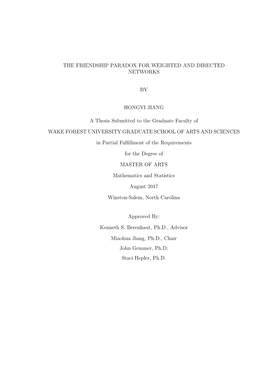 The Friendship Paradox for Weighted and Directed Networks