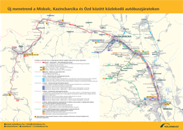 Új Menetrend a Miskolc, Kazincbarcika És Ózd Között