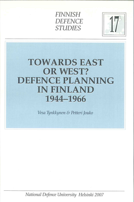 Defence Planning in Finland 19914-1966