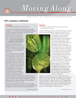 PSP: Lumping Or Splitting?