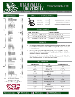 Utah Valley University Competed As a NJCAA Athletic Program